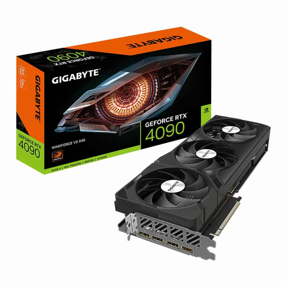 (image for) Gigabyte NVIDIA GeForce RTX 4090 24GB WINDFORCE V2 Ada Lovelace Graphics Card